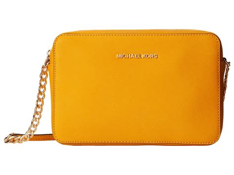 michael kors jet set crossbody yellow|Michael Kors jetsetter crossbody.